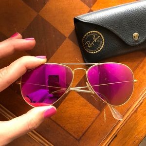 Ray Ban Aviator Flash Lenses